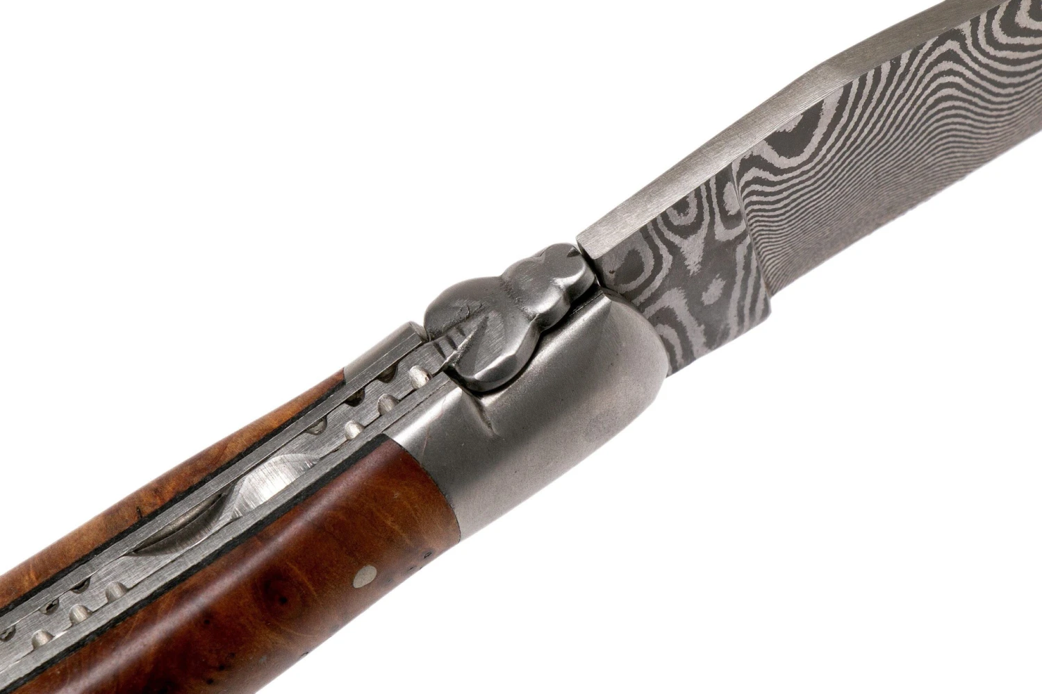 Laguiole En Aubrac 12 Cm Balbach Damast, Thuya Wood L0212THI/FDBB1 Laguiolemesser 6 Laguiole En Aubrac 12 Cm Balbach Damast, Thuya Wood L0212THI/FDBB1 Laguiolemesser – Bild 6