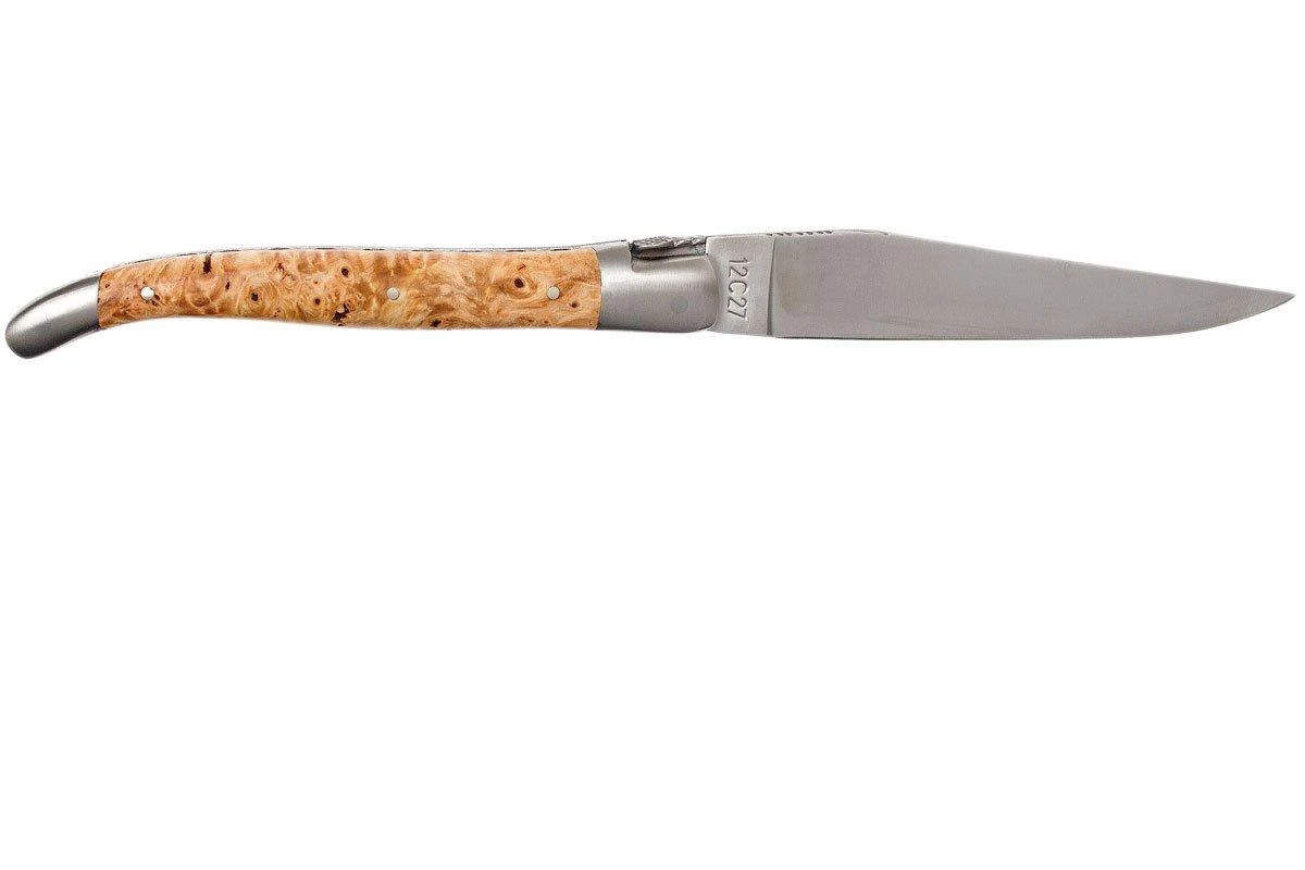 Laguiole En Aubrac 12cm, Kastanienholz Handgefeilt, L0712NWI-FSB1 2 Laguiole En Aubrac 12cm, Kastanienholz Handgefeilt, L0712NWI-FSB1 – Bild 2