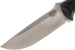 Bark River Bravo 1 CPM 3V, Schwarzes Canvas Micarta, Braune Scheide -Schnitt Pro Verkäufe BRK07 114BRKC 03 bark river brk07 114brkc 03