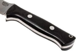 Bark River Bravo 1 CPM 3V, Schwarzes Canvas Micarta, Braune Scheide -Schnitt Pro Verkäufe BRK07 114BRKC 04 bark river brk07 114brkc 04