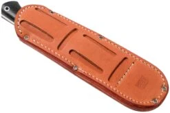 Bark River Bravo 1 LT CPM 3V Rampless, Schwarzes Canvas Micarta, Braune Scheide -Schnitt Pro Verkäufe BRK07 126BRKC RS 07 bark river knives v202107