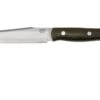 Bark River Ultra Lite Field Knife CPM 3V Green Canvas Micarta, Bushcraftmesser