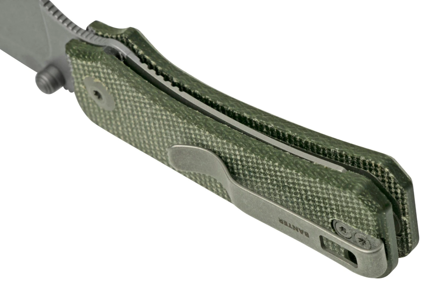 Civivi Baby Banter C19068SB-1 Green Micarta, Grey Stonewashed Taschenmesser, Ben Petersen Design 4 Civivi Baby Banter C19068SB-1 Green Micarta, Grey Stonewashed Taschenmesser, Ben Petersen Design – Bild 4