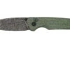 Civivi Altus C20076-DS1 Damascus, Grünes Micarta Taschenmesser