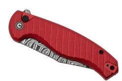 CIVIVI Stormhowl C23040B-DS1, Damascus, Milled Red Aluminum, Taschenmesser 11 CIVIVI Stormhowl C23040B-DS1, Damascus, Milled Red Aluminum, Taschenmesser -Schnitt Pro Verkäufe CIC23040B DS1 06 civivi
