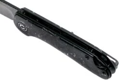 Civivi Elementum C907C-DS2 Damascus, Shredded Silber Carbonfaser Taschenmesser -Schnitt Pro Verkäufe CIC907C DS2 07 civivi