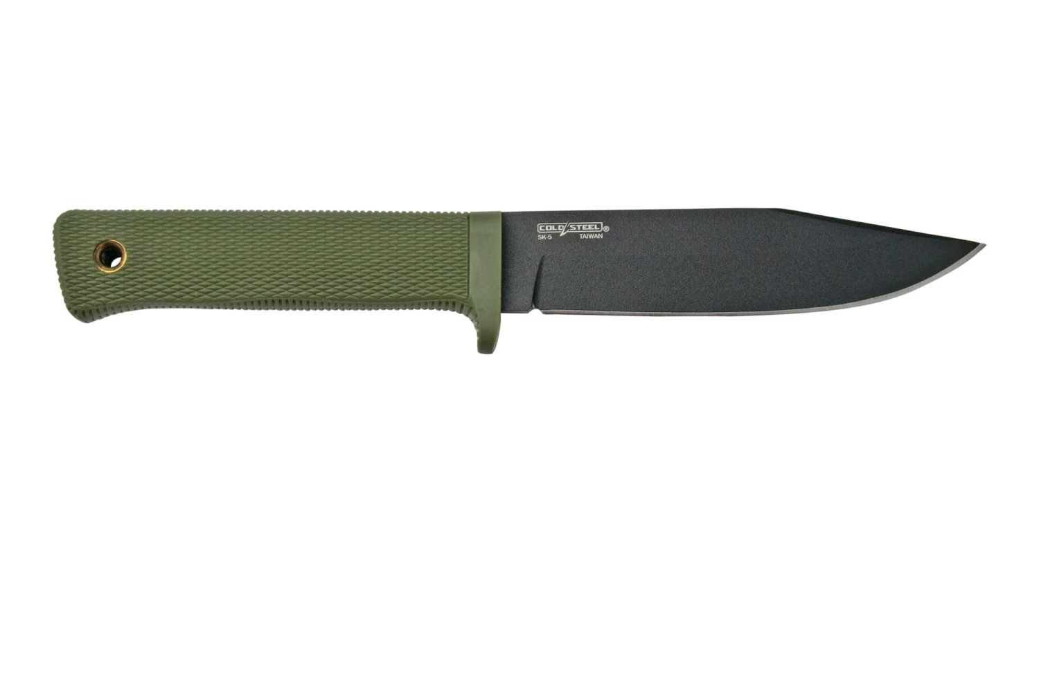 Cold Steel SRK Compact 49LCKDODBK, OD Green Survivalmesser 2 Cold Steel SRK Compact 49LCKDODBK, OD Green Survivalmesser – Bild 2