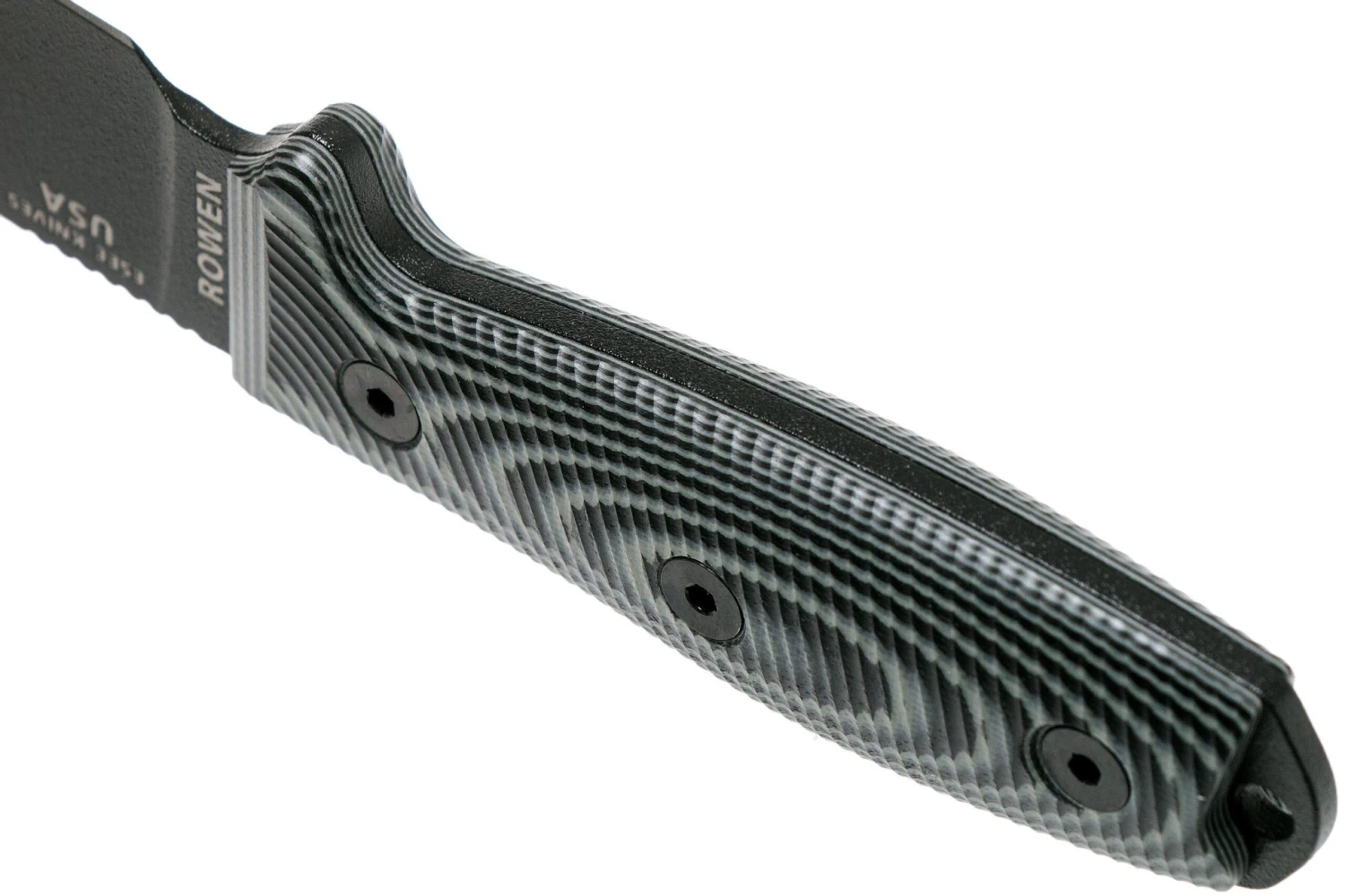 ESEE Model 3 Schwarze Klinge 3D Schwarz Graues G10 Survivalmesser 3PMB-002 Schwarze Scheide + Gürtelclip 4 ESEE Model 3 Schwarze Klinge 3D Schwarz Graues G10 Survivalmesser 3PMB-002 Schwarze Scheide + Gürtelclip – Bild 4