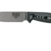 ESEE Model 4 Plain Edge S35VN, Schwarz Grauer G10 3D Griff 4P35V-002 Mit Scheide + Clip