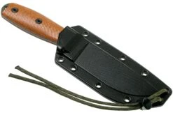 ESEE Model 4 OD Grüne 3D Klinge, Natural Canvas Micarta Survivalmesser 4POD-011 Schwarze Scheide + Gürtelclip -Schnitt Pro Verkäufe EE 4POD 011 06 esee knives