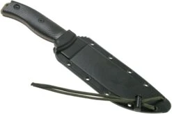 ESEE Model 6 Dark Earth Klinge 3D, Schwarzes G10 Survivalmesser 6PDE-001 Schwarze Scheide + Klemmplatte -Schnitt Pro Verkäufe EE 6PDE 001 06 esee knives