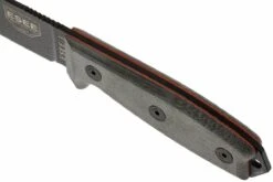 ESEE Model 3 Schwarze Klinge, Grauer Handgriff 3P-MB-B Mit Scheide + Clip Und MOLLE-back -Schnitt Pro Verkäufe EE ESEE 3P MB B 04 esee knives model 3 ee esee 3p mb b d4