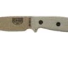 ESEE Model 3 Dark Earth Klinge, Grauer Handgriff 3P-MB-DE Mit Messerscheide + Clip Und MOLLE-back