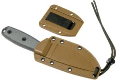 ESEE Model 3 Modifizierter Knauf Schwarze Klinge, Grauer Handgriff 3PM Mit Scheide + Clip -Schnitt Pro Verkäufe EE ESEE 3PM 07 esee knives