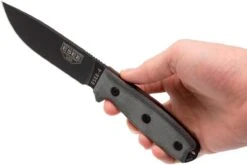 ESEE Model 4 Schwarze Klinge, Grauer Handgriff 4P-MB Inkl. Coyote Scheide + Clip Und MOLLE-back 13 ESEE Model 4 Schwarze Klinge, Grauer Handgriff 4P-MB Inkl. Coyote Scheide + Clip Und MOLLE-back -Schnitt Pro Verkäufe EE ESEE 4P MB 06 esee knives ee esee 4p mb 06