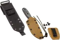 ESEE Model 4 Schwarze Klinge, Grauer Handgriff 4P-MB Inkl. Coyote Scheide + Clip Und MOLLE-back 14 ESEE Model 4 Schwarze Klinge, Grauer Handgriff 4P-MB Inkl. Coyote Scheide + Clip Und MOLLE-back -Schnitt Pro Verkäufe EE ESEE 4P MB 07 esee knives ee esee 4p mb 07