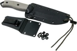 ESEE Knives Model 5, Desert Tan, Kydex-Scheide, ESEE-5P-BK -Schnitt Pro Verkäufe EE ESEE 5P BK 07 esee knives v2018