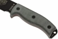 ESEE Model 6 Schwarze Klinge, Grauer Handgriff 6P-KO Survivalmesser Ohne Scheide -Schnitt Pro Verkäufe EE ESEE 6P KO 03 esee knives model 6 ee esee 6p ko d3