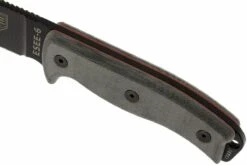 ESEE Model 6 Schwarze Klinge, Grauer Handgriff 6P-KO Survivalmesser Ohne Scheide -Schnitt Pro Verkäufe EE ESEE 6P KO 04 esee knives model 6 ee esee 6p ko d4