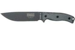ESEE Model 6 Tactical Gunsmoke, Grauer Handgriff 6P-TG Mit Schwarzer Scheide + Gürtelclip