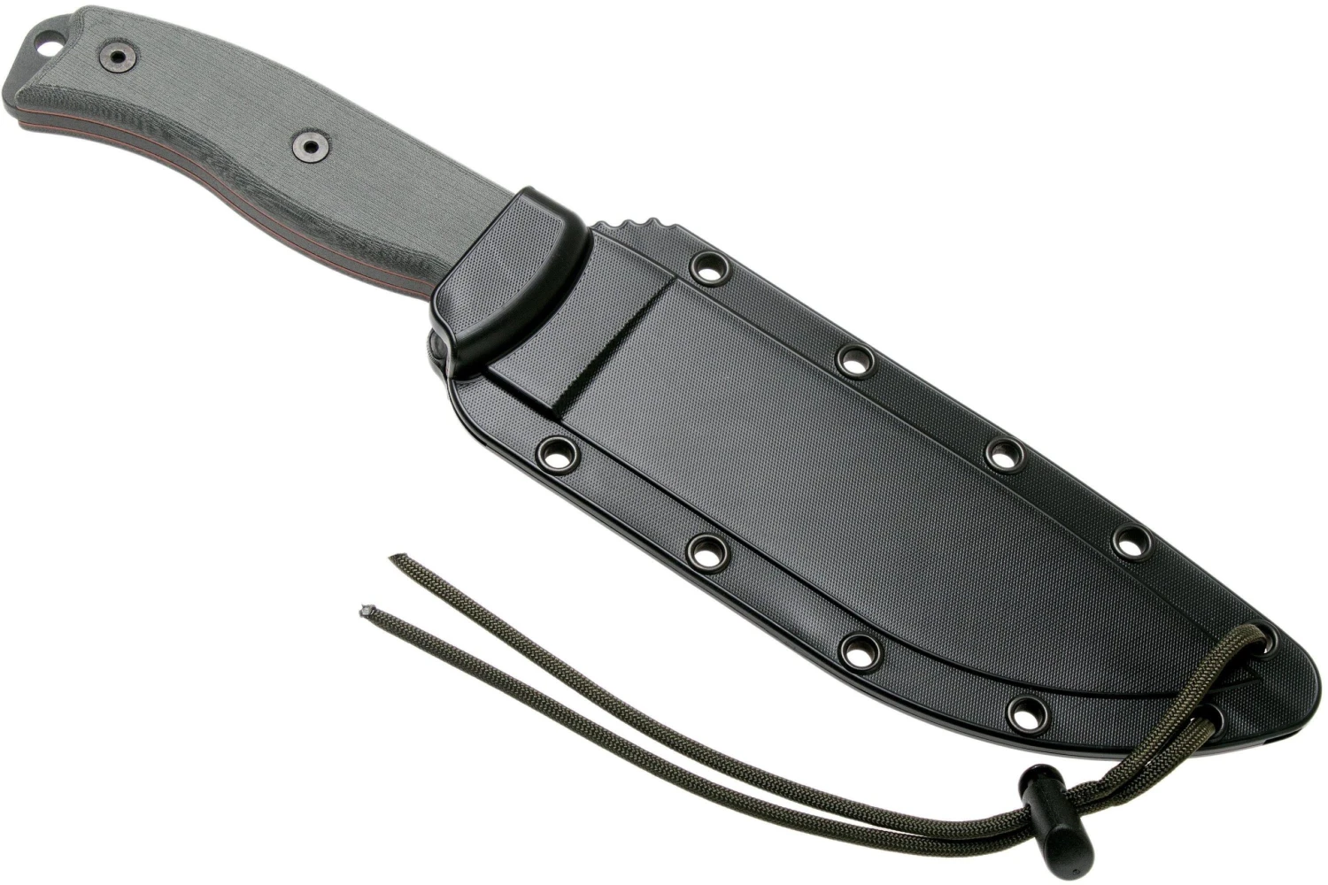 ESEE Model 6 Tactical Gunsmoke, Grauer Handgriff 6S-TG Mit Schwarzer Scheide + Gürtelclip 7 ESEE Model 6 Tactical Gunsmoke, Grauer Handgriff 6S-TG Mit Schwarzer Scheide + Gürtelclip – Bild 7