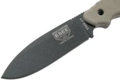 ESEE Laser Strike Tactical Gunsmoke LS-PTG Survivalmesser Mit Kydexscheide + Gürtelclip -Schnitt Pro Verkäufe EE ESEE LS PTG 03 esee knives