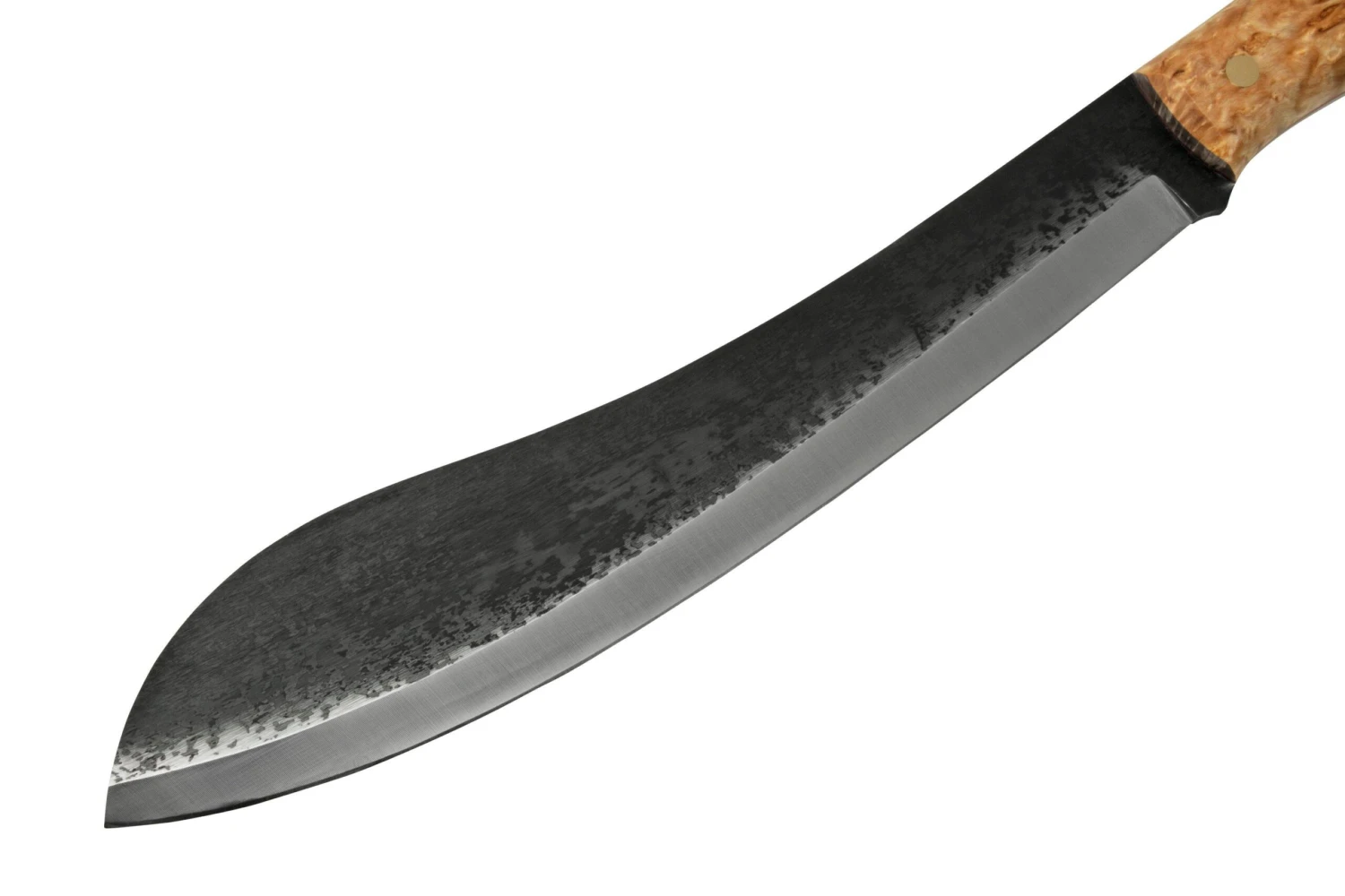 BRISA Bigmuk 391, Stabilized Curly Birch, Outdoormesser 3 BRISA Bigmuk 391, Stabilized Curly Birch, Outdoormesser – Bild 3