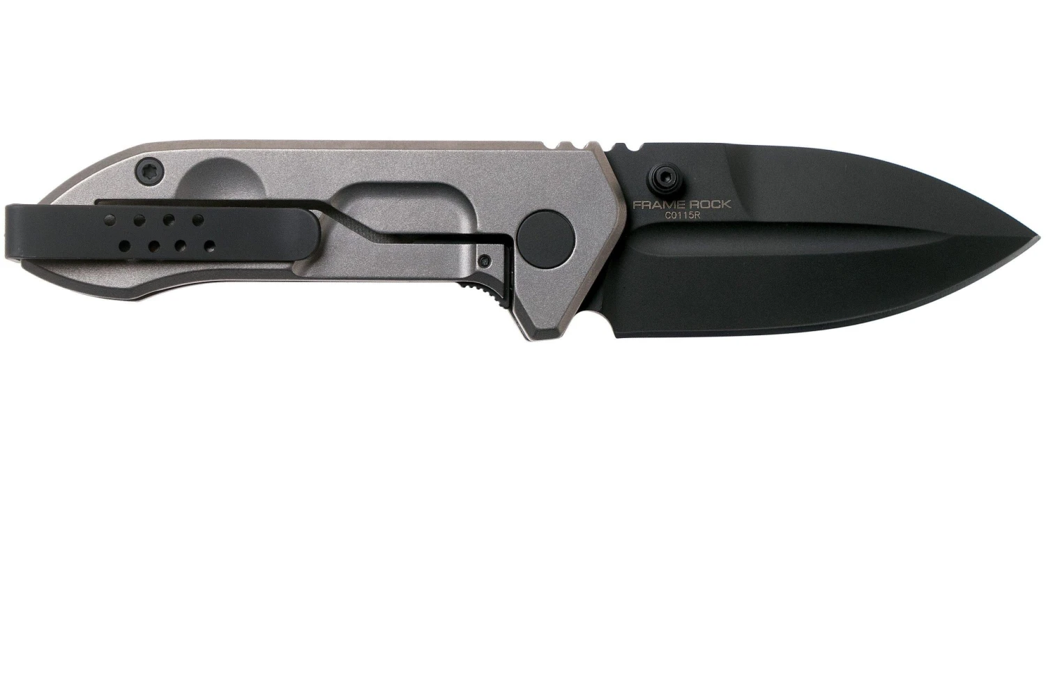 Extrema Ratio Frame Rock, Titanium Black 04.1000.0456/BLK/TIT Taschenmesser 2 Extrema Ratio Frame Rock, Titanium Black 04.1000.0456/BLK/TIT Taschenmesser – Bild 2