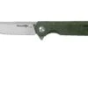 Fox Revolver Black Fox BF-740OD Green Canvas Micarta Taschenmesser
