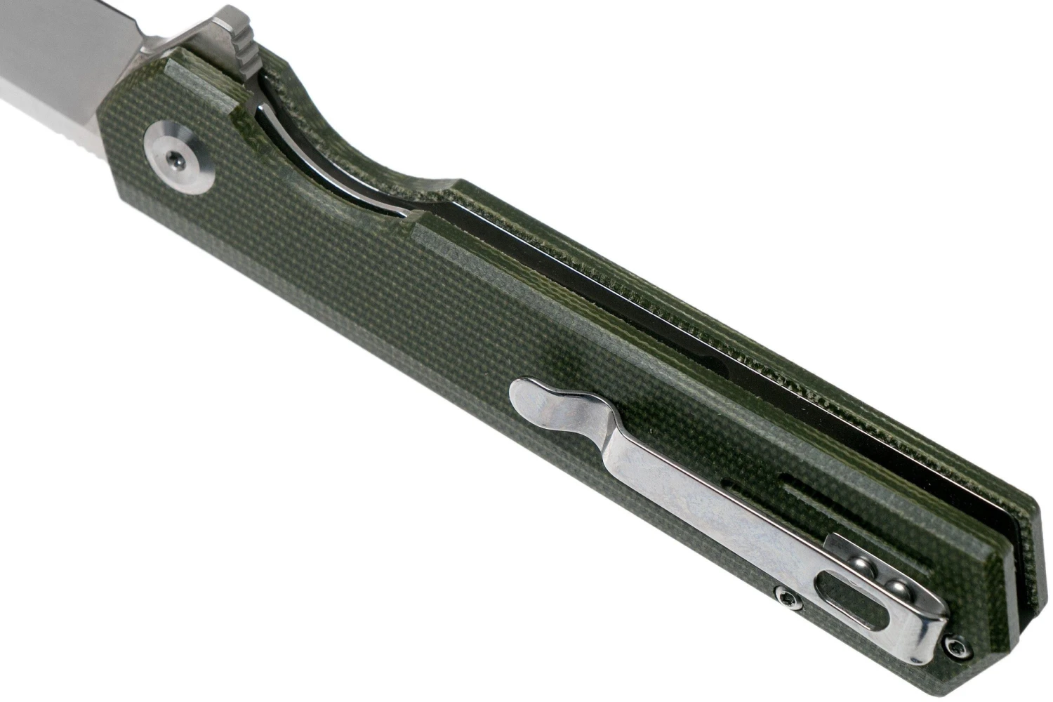 Fox Revolver Black Fox BF-740OD Green Canvas Micarta Taschenmesser 5 Fox Revolver Black Fox BF-740OD Green Canvas Micarta Taschenmesser – Bild 5