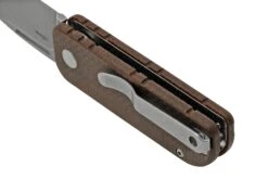 Black Fox NU-BOWIE, Stonewashed D2 Blade, Micarta Taschenmesser, Braun -Schnitt Pro Verkäufe FOBF 758MIB 04 blackfox