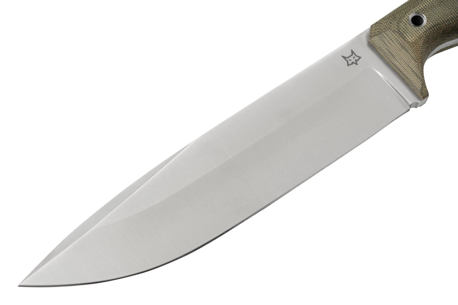 Fox Knives FX-140XL MI Green Canvas Micarta Knivesandtools Exclusive Feststehendes Messer, Markus Reichart Design 3 Fox Knives FX-140XL MI Green Canvas Micarta Knivesandtools Exclusive Feststehendes Messer, Markus Reichart Design – Bild 3