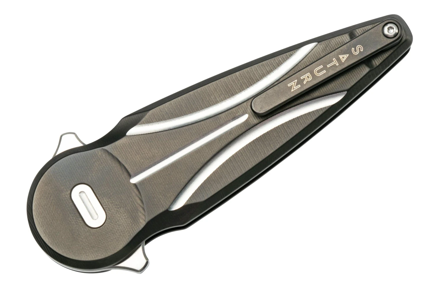 Fox Knives Saturn Satin, Titanium PVD FX-551 Ti, Taschenmesser 4 Fox Knives Saturn Satin, Titanium PVD FX-551 Ti, Taschenmesser – Bild 4