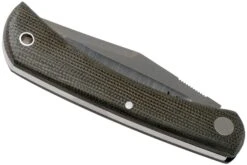 Fox Knives Libar FX-582 Green Canvas Micarta Slipjoint Taschenmesser 12 Fox Knives Libar FX-582 Green Canvas Micarta Slipjoint Taschenmesser -Schnitt Pro Verkäufe FOFX 582 04 fox knives