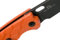 Fox Baby Core UK, Orange FX-608UKORB Taschenmesser, Jesper Voxnaes Design -Schnitt Pro Verkäufe FOFX 608UKORB 06 fox knives