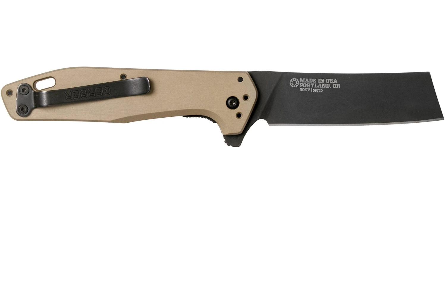 Gerber Fastball Cleaver 20CV 30-001841 Coyote Taschenmesser 2 Gerber Fastball Cleaver 20CV 30-001841 Coyote Taschenmesser – Bild 2