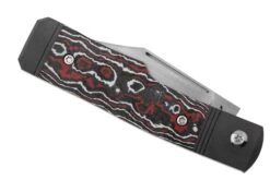 Jack Wolf Sharpshooter Jack SHARP-02-FC-SNOW Fat Carbon Snowfire, Slipjoint Taschenmesser -Schnitt Pro Verkäufe JWSHARP 02 FC SNOW 06 jackwolf