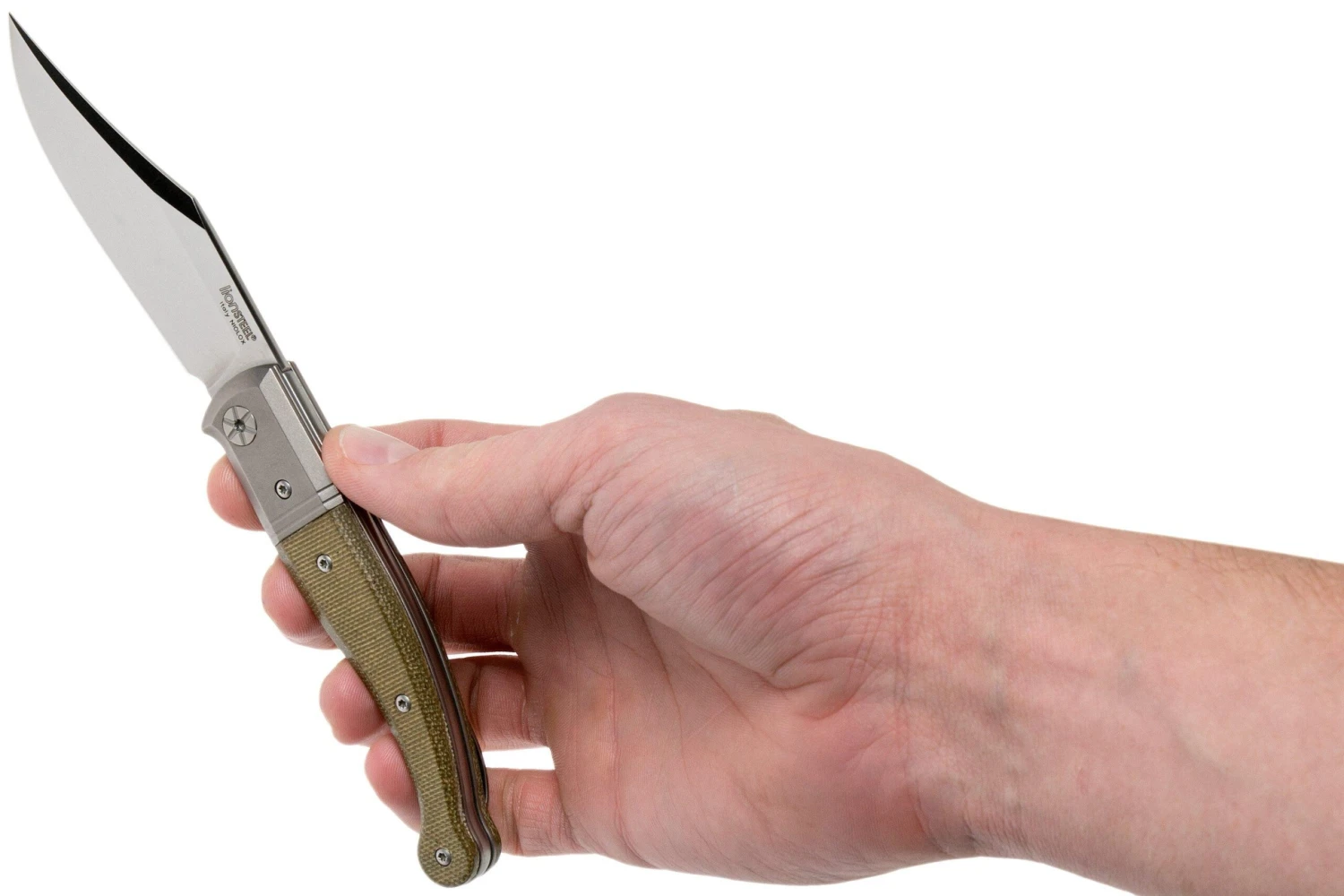 LionSteel Gitano Green Canvas Micarta GT01 CVG Taschenmesser, Gudy Van Poppel Design 8 LionSteel Gitano Green Canvas Micarta GT01 CVG Taschenmesser, Gudy Van Poppel Design – Bild 8