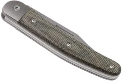 LionSteel Jack 2 Green Canvas Micarta JK2 CVG Taschenmesser -Schnitt Pro Verkäufe LI JK2 CVG 04 lionsteel