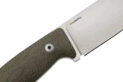 LionSteel M2M CVG Green Canvas Micarta Feststehendes Messer -Schnitt Pro Verkäufe LI M2M CVG 05 lionsteel