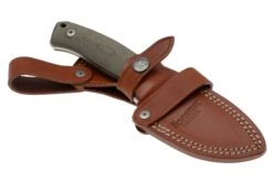 LionSteel M2M CVG Green Canvas Micarta Feststehendes Messer -Schnitt Pro Verkäufe LI M2M CVG 06 lionsteel