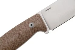 LionSteel M2M CVN Natural Canvas Micarta Feststehendes Messer -Schnitt Pro Verkäufe LI M2M CVN 05 lionsteel