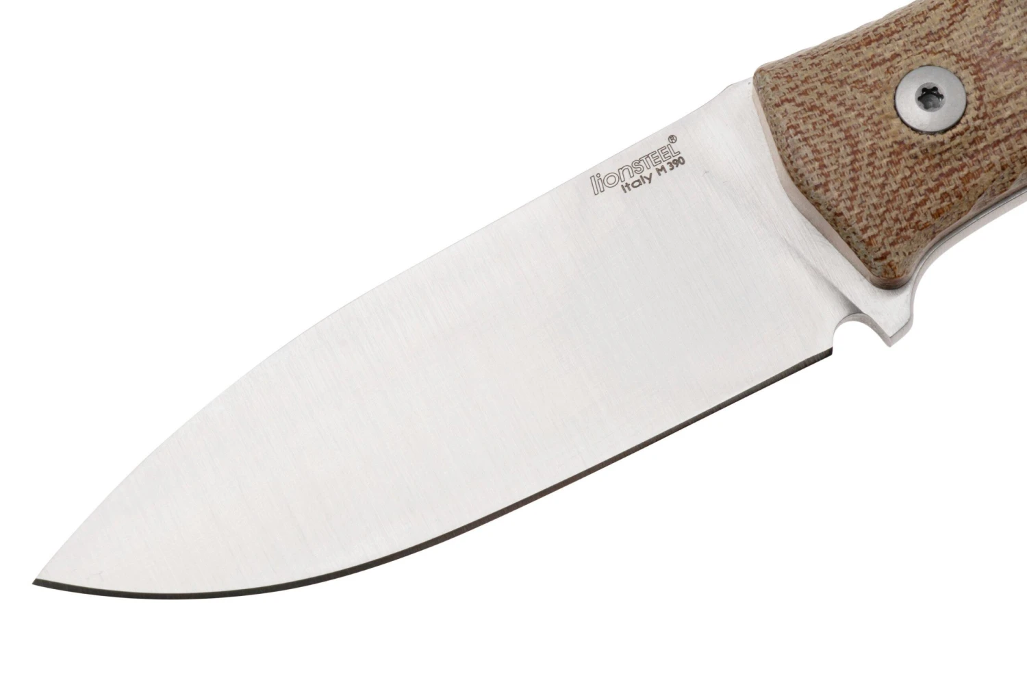 LionSteel M4-CVN M390, Natural Canvas Micarta 3 LionSteel M4-CVN M390, Natural Canvas Micarta – Bild 3