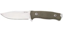 LionSteel M5 Sleipner, Green Canvas Micarta Survivalmesser
