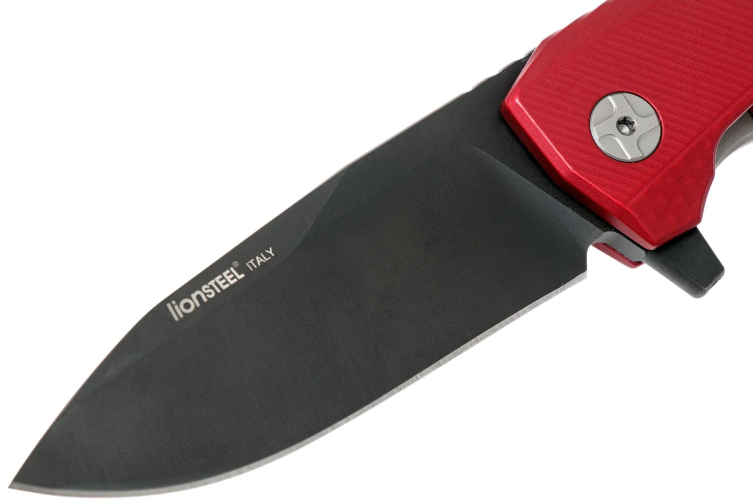 LionSteel ROK Black Red Aluminium ROK A RB Taschenmesser 3 LionSteel ROK Black Red Aluminium ROK A RB Taschenmesser – Bild 3