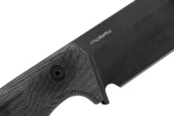 Lionsteel T6 Old Black, Canvas Micarta Schwarz T6B-CVB Feststehendes Messer -Schnitt Pro Verkäufe LI T6B CVB 05 lionsteel