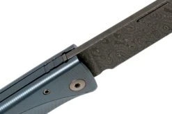 LionSteel Thrill TL-D-BL Damascus, Blaues Titan Integral Slipjoint Taschenmesser -Schnitt Pro Verkäufe LI TL D BL 08 lionsteel