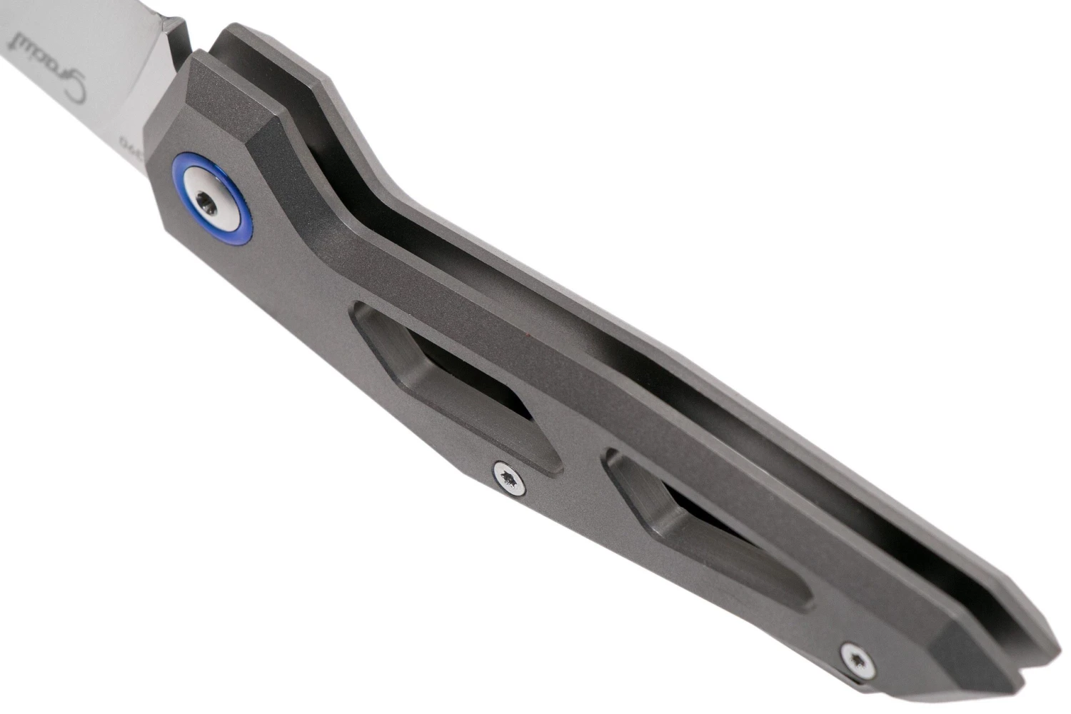 MKM Edge EG-T Sandblasted Titanium Taschenmesser, Graciut Design 5 MKM Edge EG-T Sandblasted Titanium Taschenmesser, Graciut Design – Bild 5