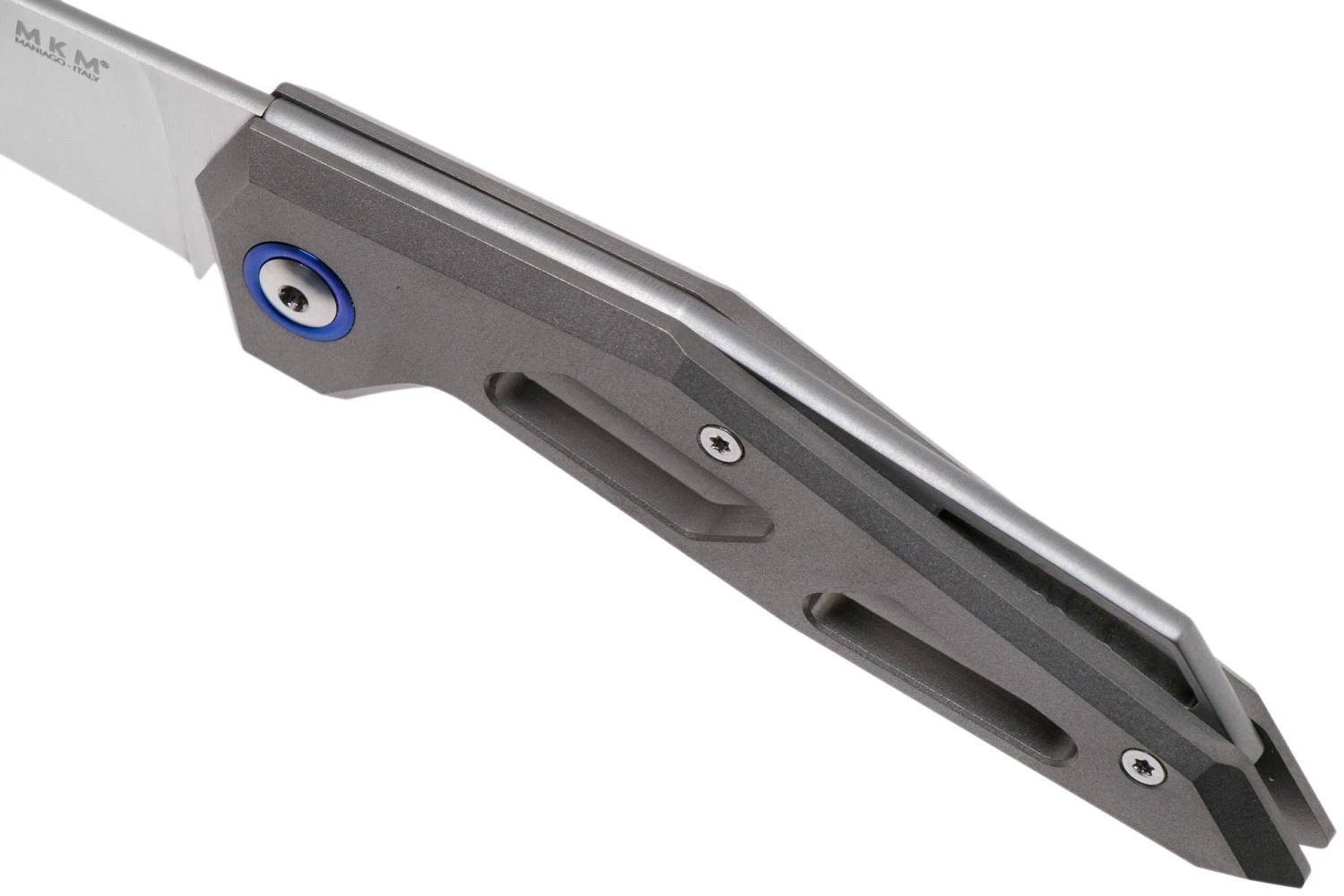 MKM Edge EG-T Sandblasted Titanium Taschenmesser, Graciut Design 7 MKM Edge EG-T Sandblasted Titanium Taschenmesser, Graciut Design – Bild 7