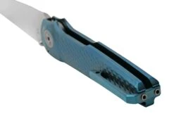 MKM Miura Blue Titanium, Satin MI-TBL Taschenmesser, Simone Tonolli Design -Schnitt Pro Verkäufe MMK MI TBL 04 mkm